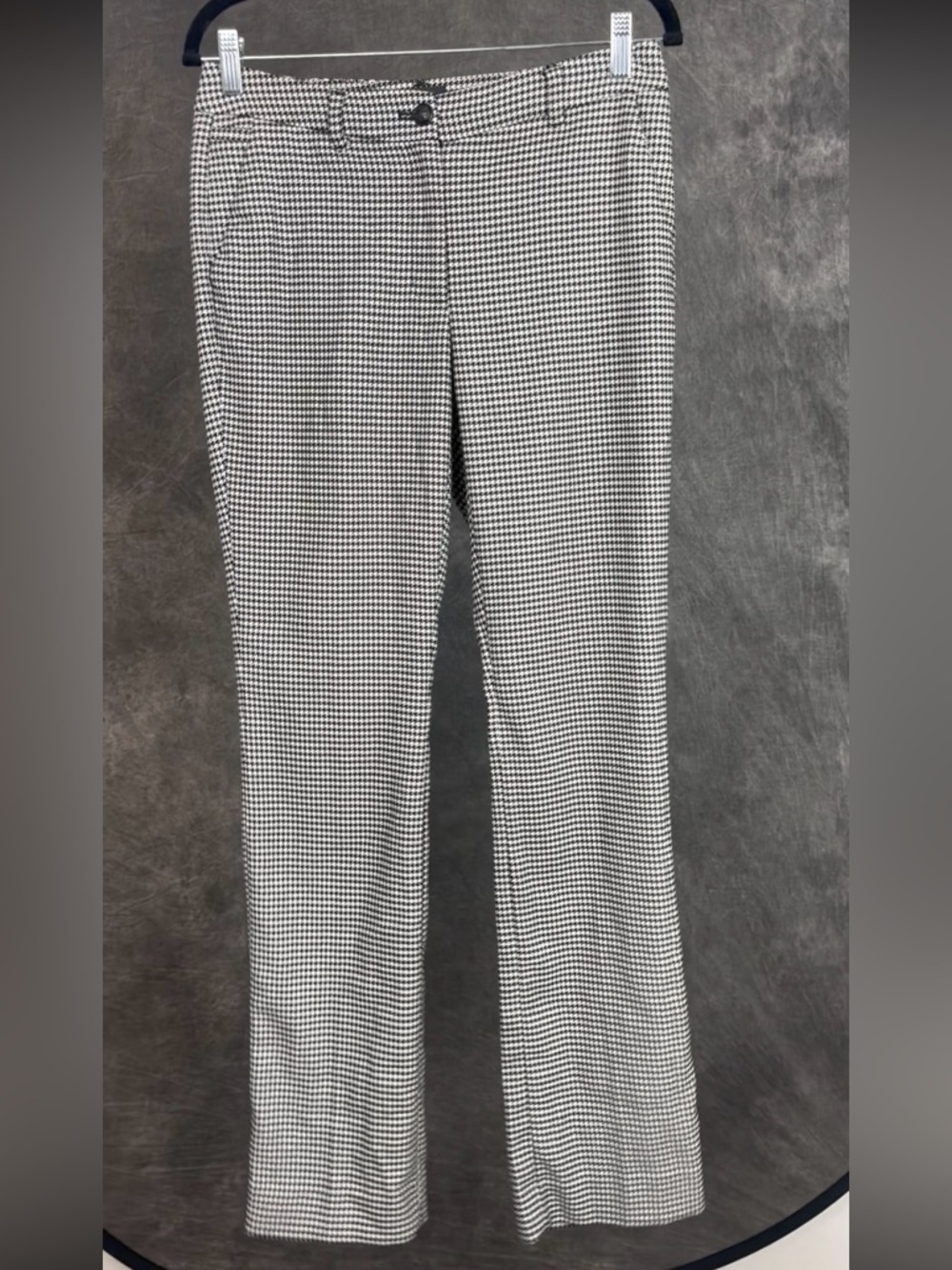 NWOT White House Black Market Houndstooth Slim Pants | Size 6 | Black & White - Picture 3 of 7